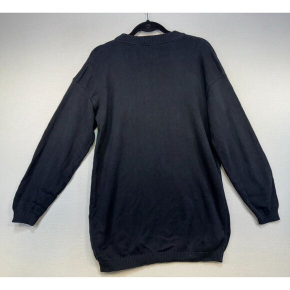 Vintage Gepetto Country Embellished Crewneck Sweater One Size Fits All Black Gol - Picture 9 of 11